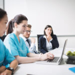 Team of doctors in a meeting at conference room